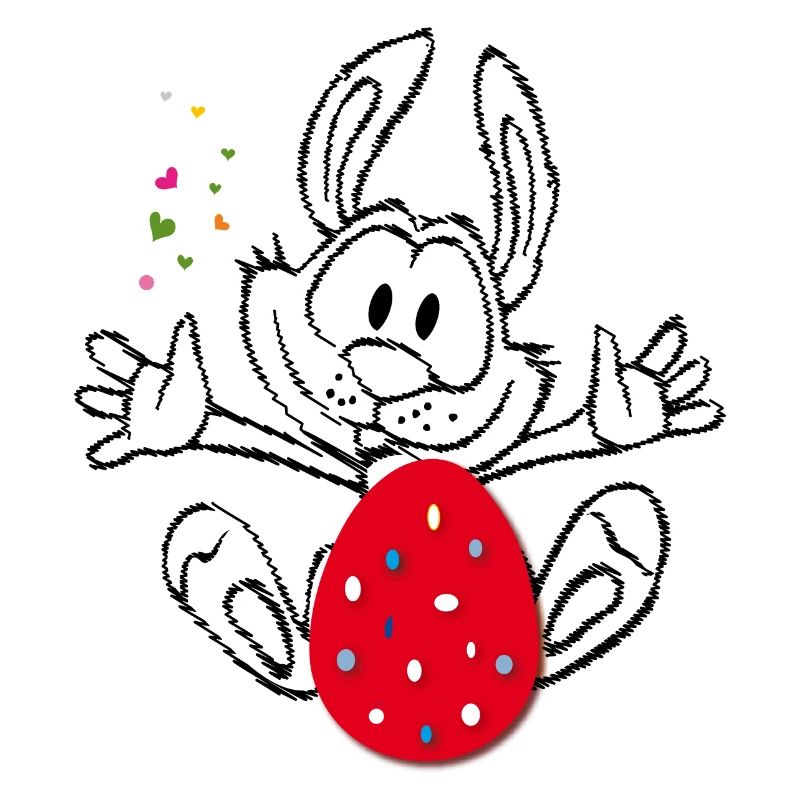 Easter Bunny with Easter Egg