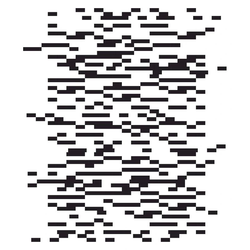 Glitch Stripe Abstrakte Nacht