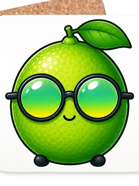 Limette Zitrone Cartoon Sommerdesign