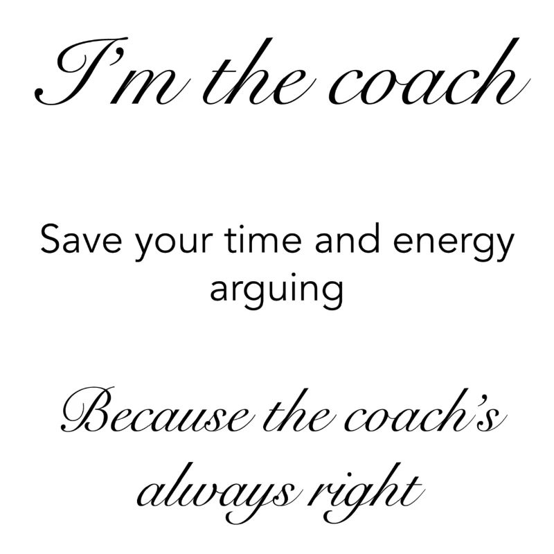 Ich bin der Trainer / Ich bin der Trainer