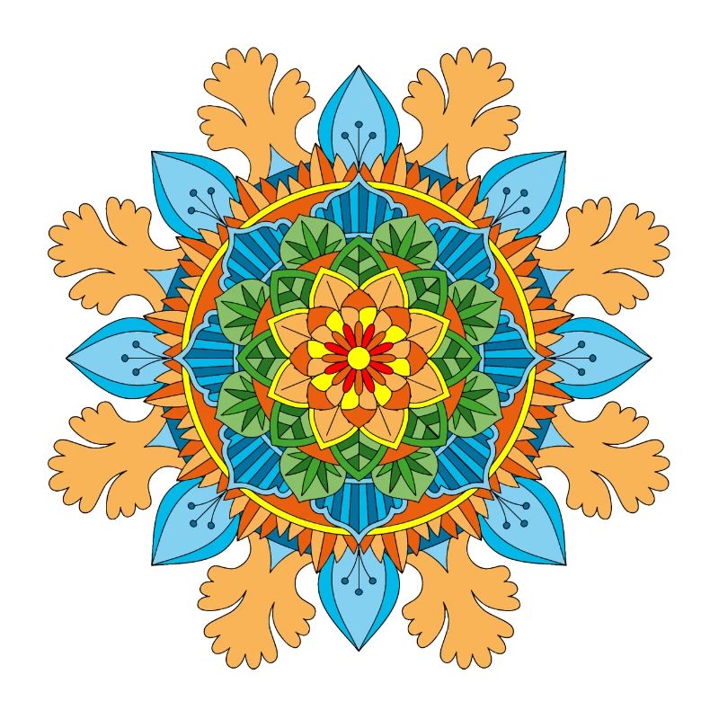 Blumen Mandala