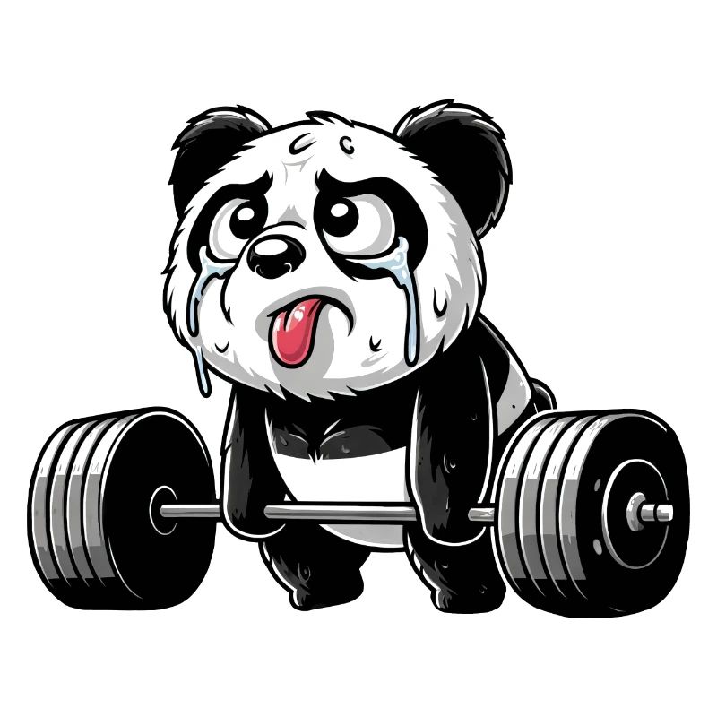 Panda Strength Training: Humorous