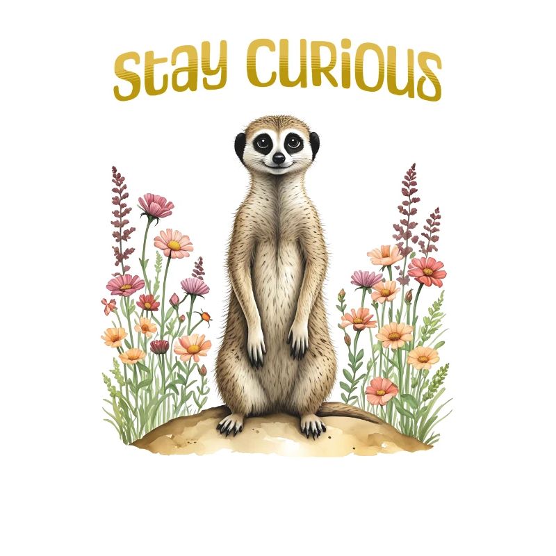 Restez curieux, suricate mignon