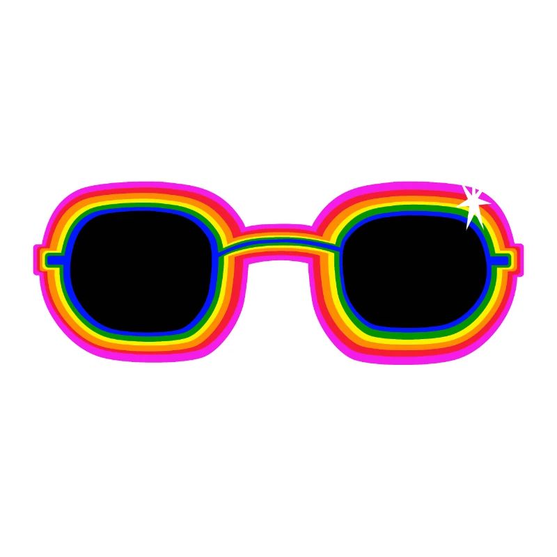 Regenbogen-Sonnenbrille