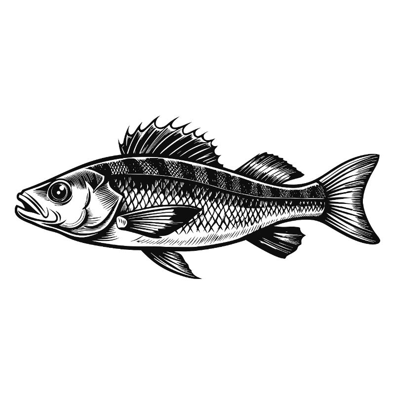 Wolfsbarsch - Angler - Geschenk