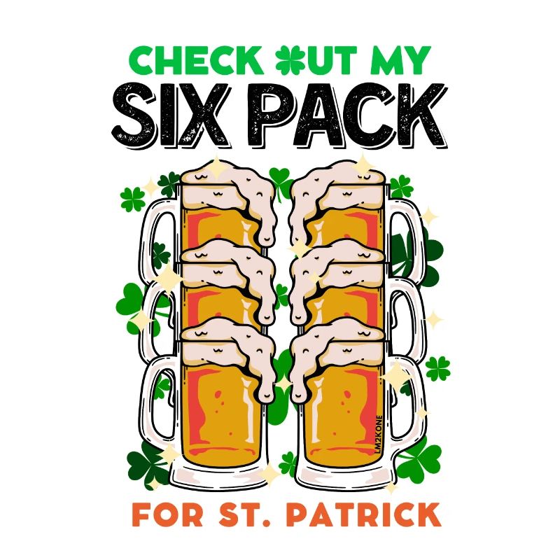 Saint Patrick mon Six Pack bières c'est délicieux