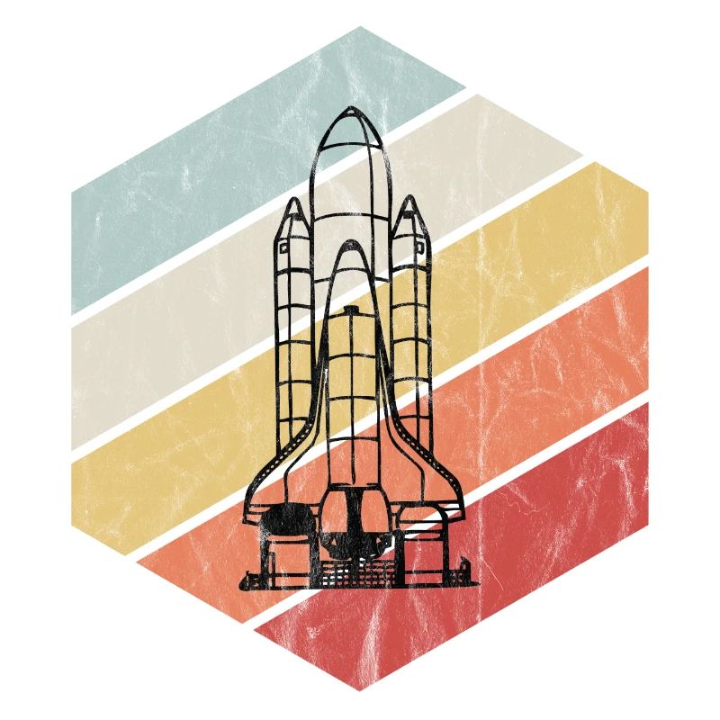 Vintage Space Shuttle - Space, Astronaut