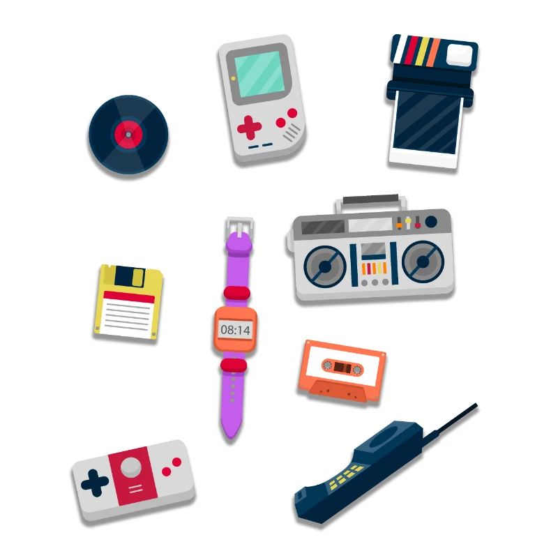 Objects from the 80s - Retro Design