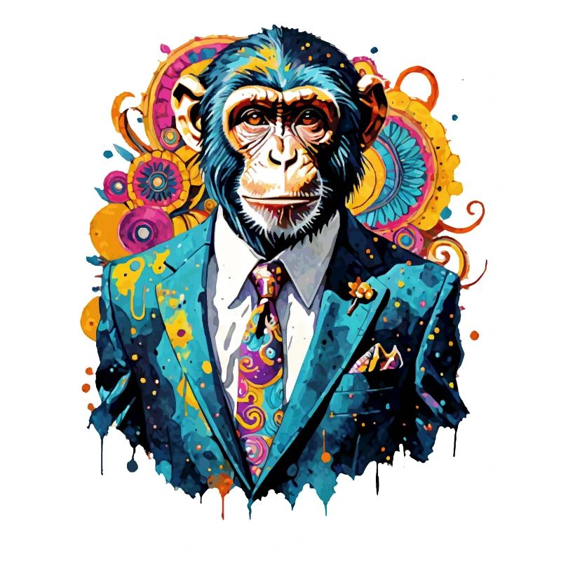 Monkey in a suit
