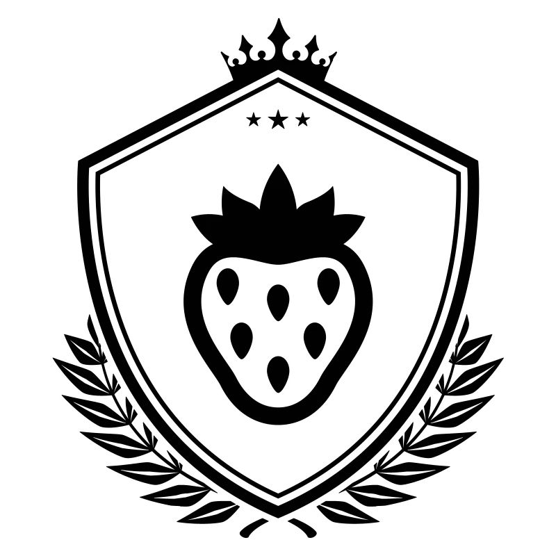 Erdbeere schild