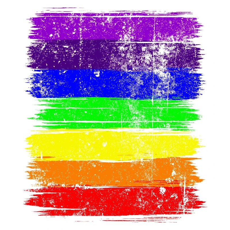 Lebendige Pride-Pinselstreifen