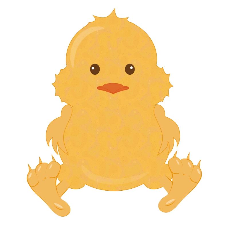 Oh comme c’est doux! Un poussin nouvellement éclos