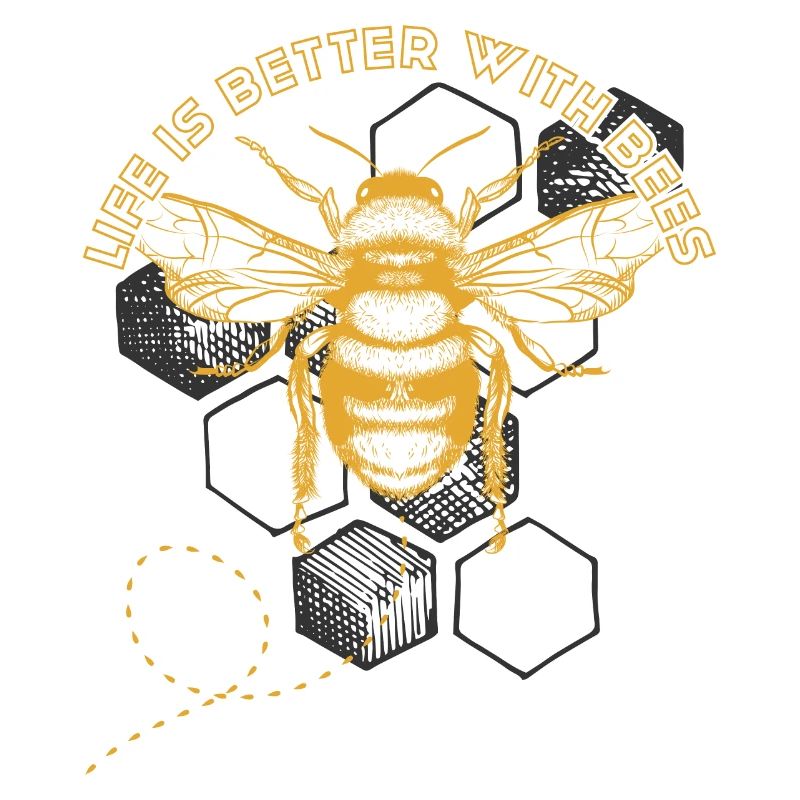 Bee Hex Grid: Life is Better with Bees