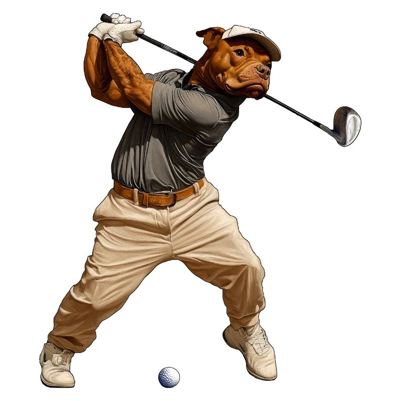 Pitbull Golfspieler