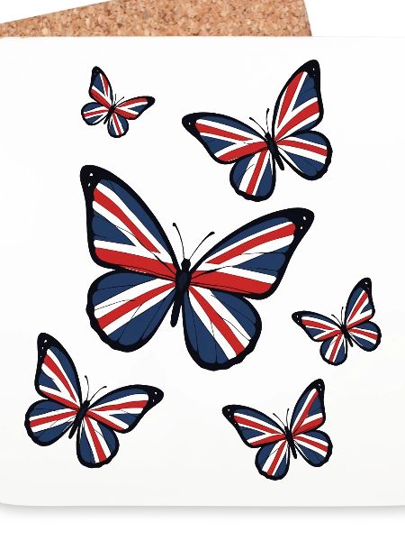 Union Jack Schmetterlinge