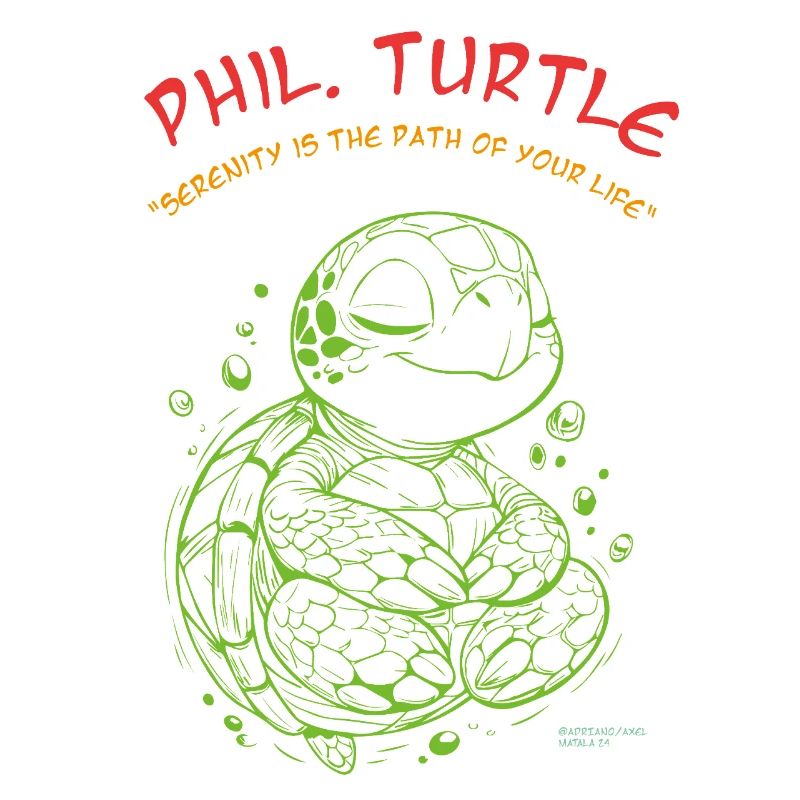 Phil Turtle Zen Path Tee