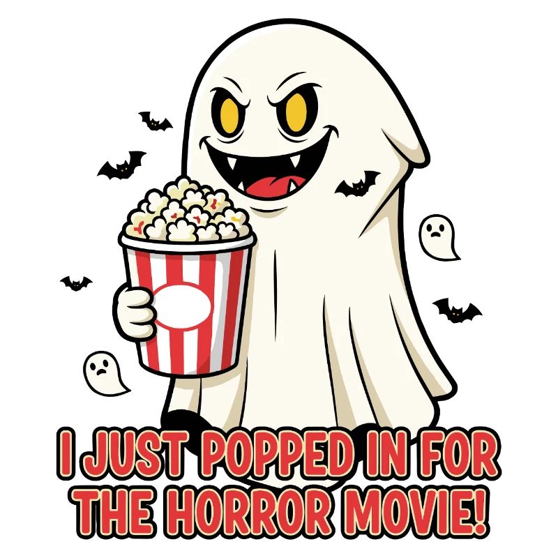 Popcorn Ghost Horror Movie Fun