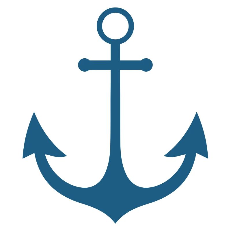 Anker Silhouette Nautisch