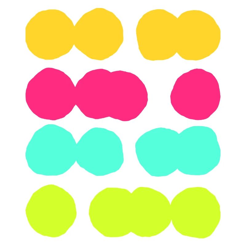 Colourful Abstract Circle Pattern - Fun & Vibrant