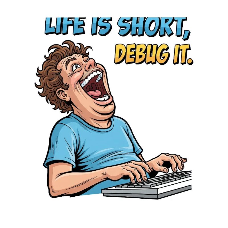 Debug Your Life: Funny IT Programmer Shirt