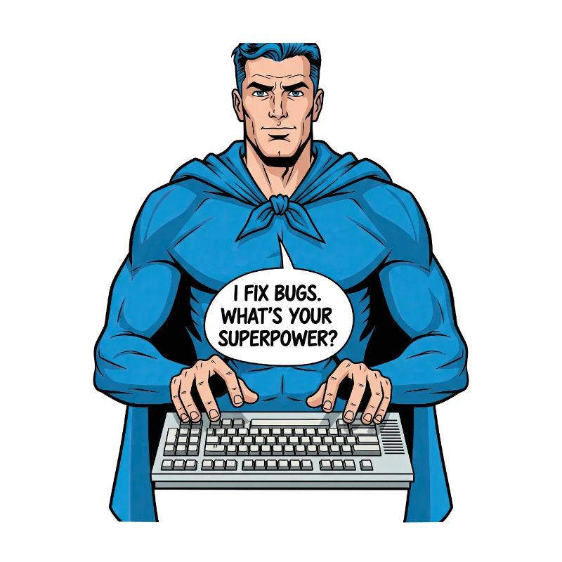 Super-héros : Je corrige des bugs !