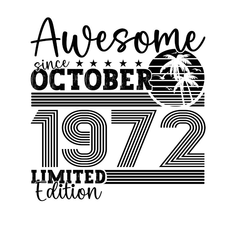 Great October 1972 50th Birthday Gift