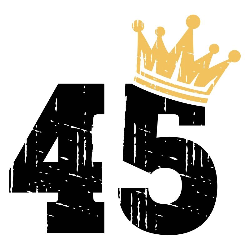 45 Crown 45th Birthday 45 Years