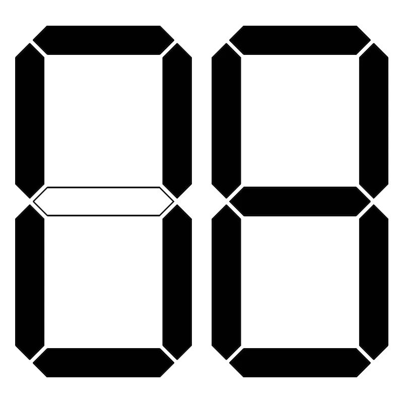 NUMBER 08 Zero Eight Birthday Gift Digital