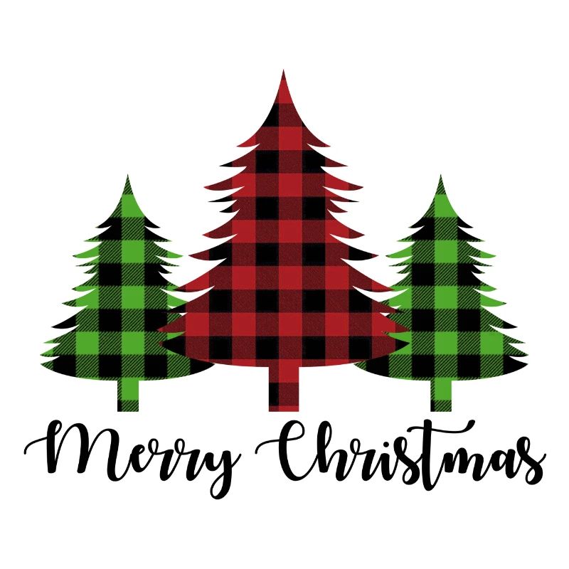 Pine Tree Christmas Lumberjack Pattern