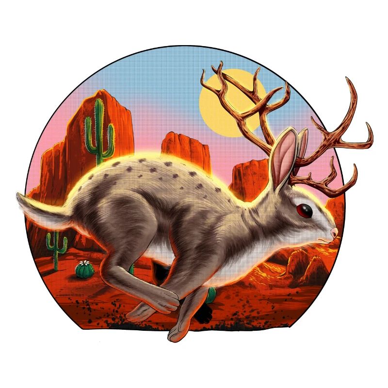 Jackalope Cryptid Rabbit