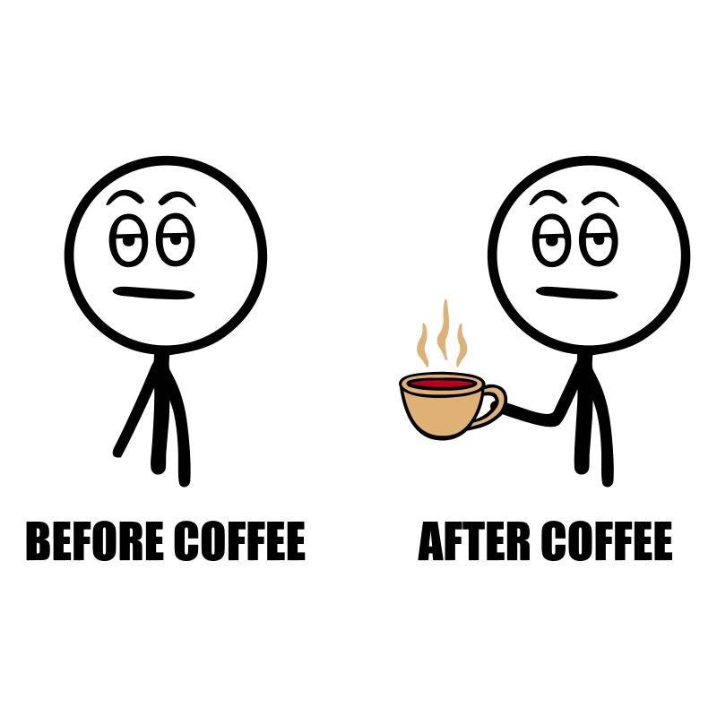 Before Coffee, After Coffee
