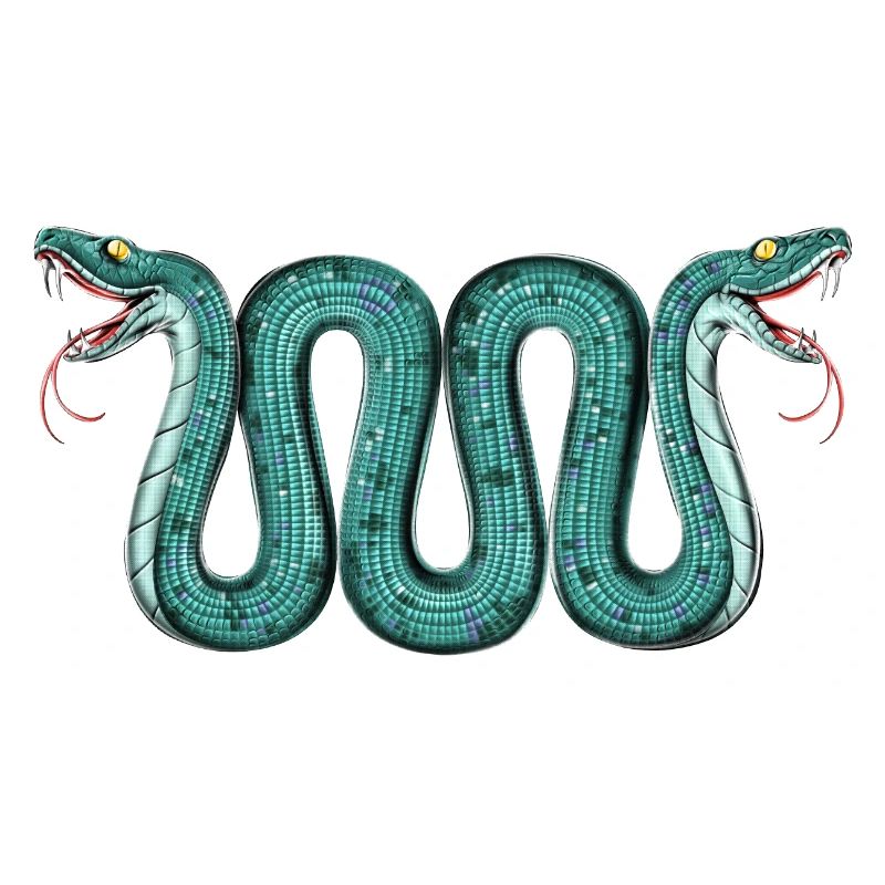 Aztec Two Headed Serpent Snake