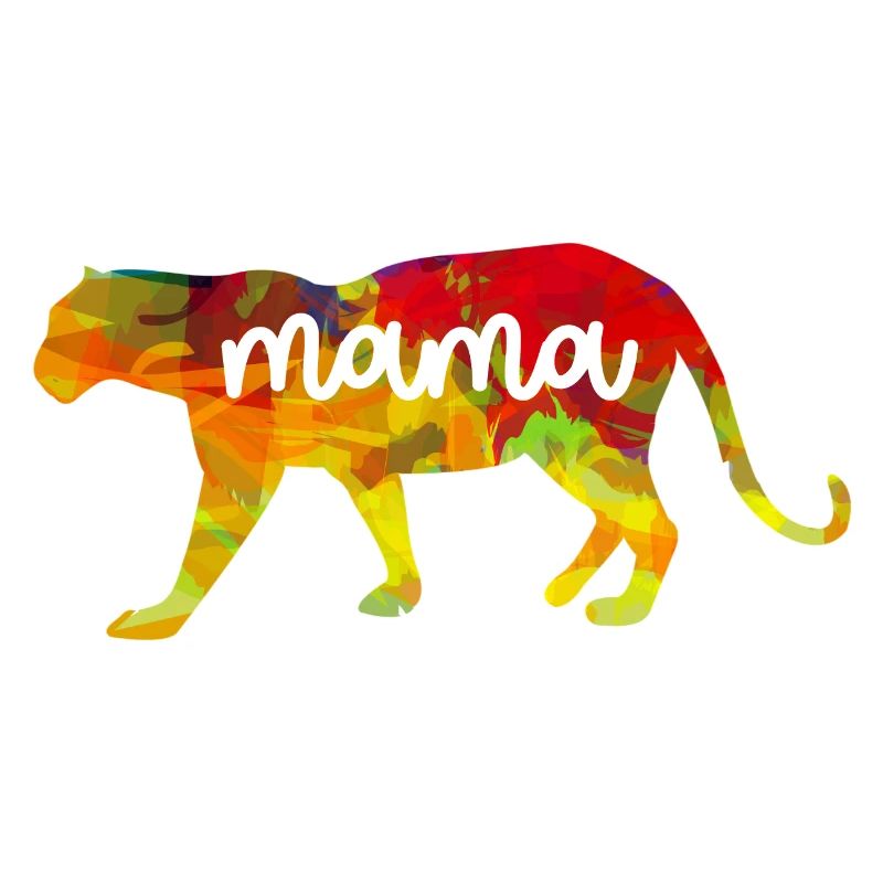 Muttertag Idee Löwe Mutter im Herzen mom