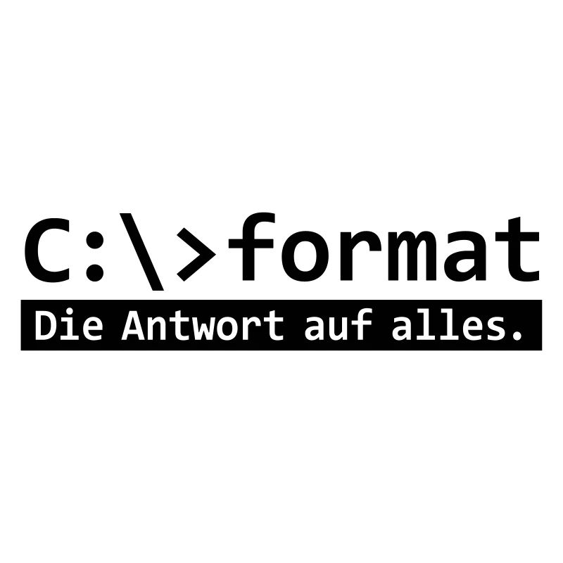 Format C - Formatting Console Nerd Geek Retro