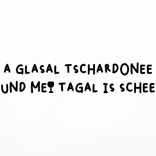 A Glasal Tschardonee - Untersetzer (4er-Set)