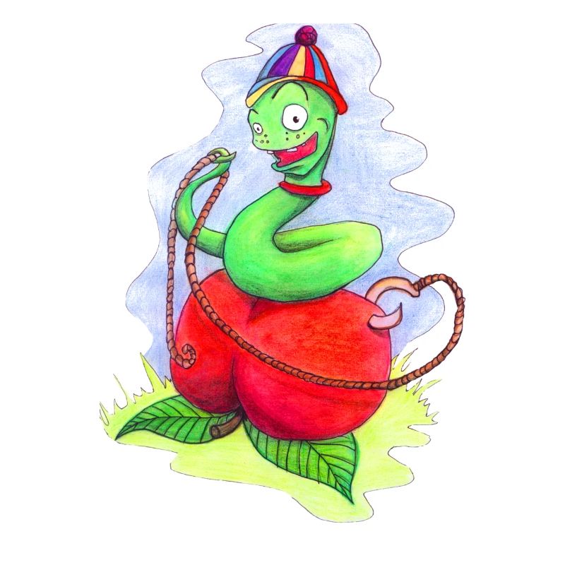 Worm Rascal from children's book