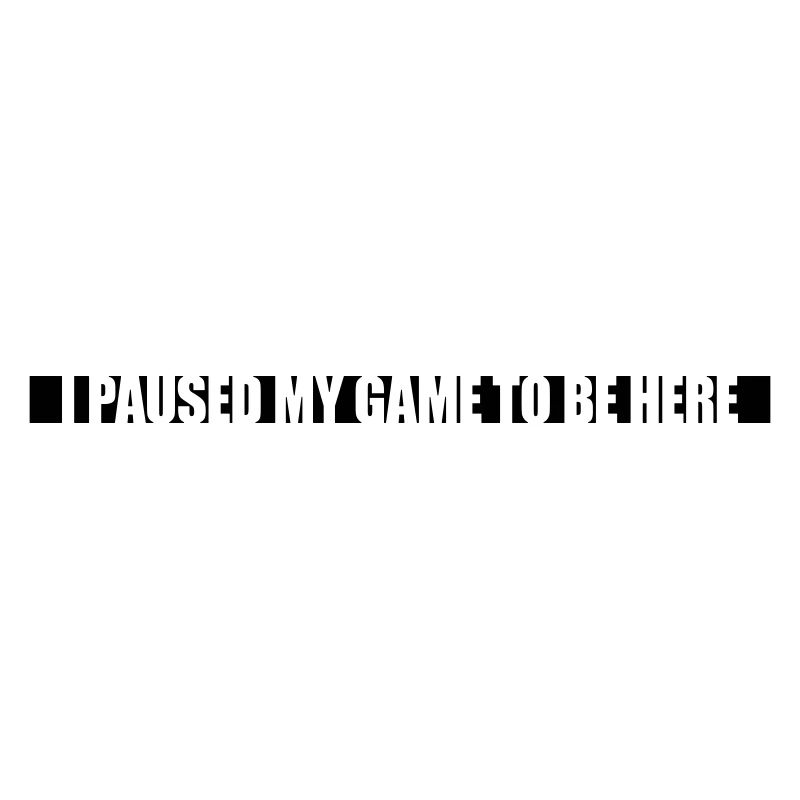 Game Paused Balken