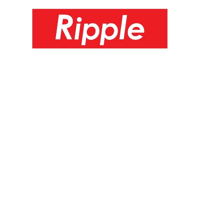Rectangle rouge Rectangle Cryptocurrency XRP Blockchain
