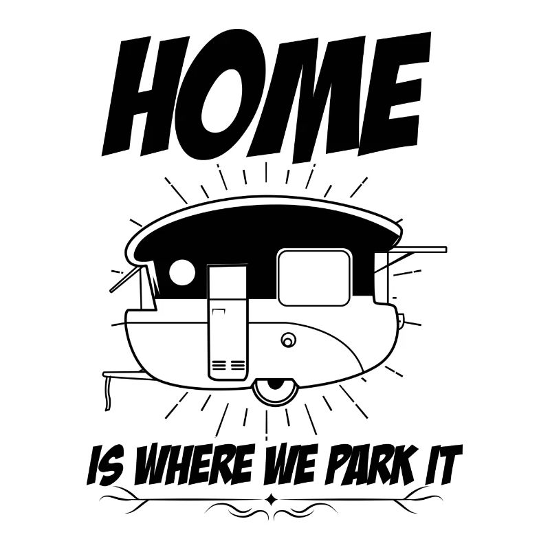 Camping camper camping gift caravan saying