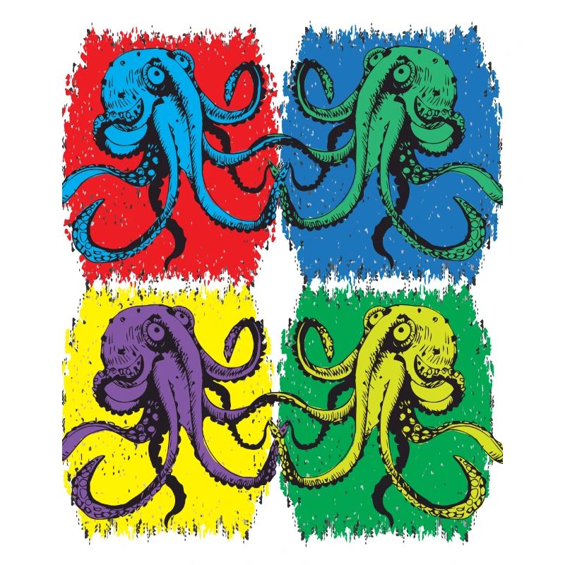 Octopus Pop Art