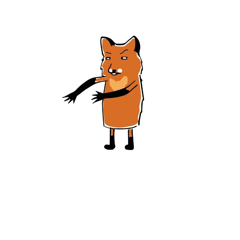 Floss Dance Move Fox