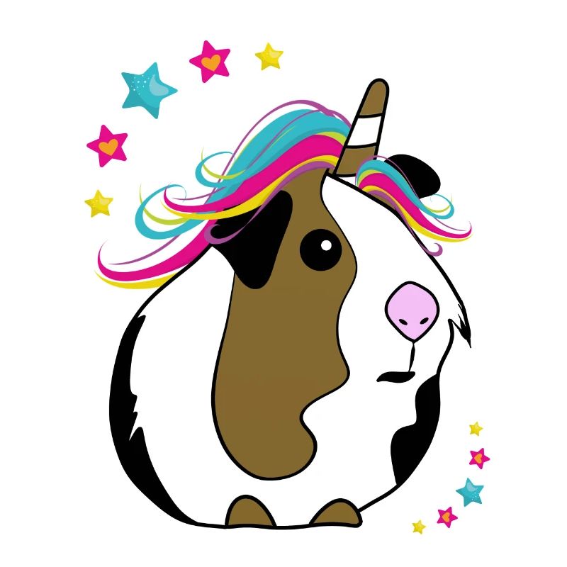 Cochon d'Inde Licorne