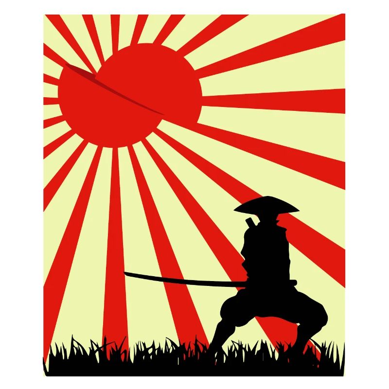 Mond Scheibe Samurai