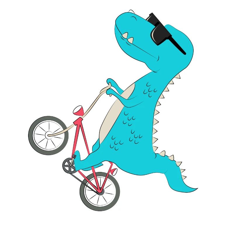 T-Rex Biker