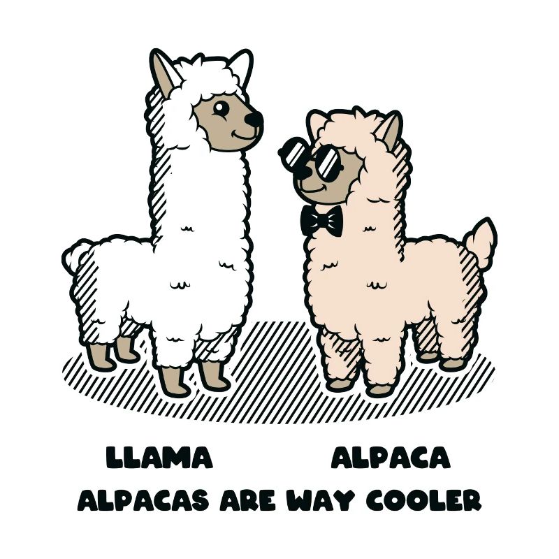 Lama Alpaka tier Cool lustig süß comis geschenk