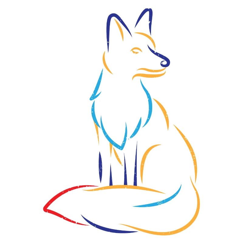 Fox Fuchs Waldtier Silhouette