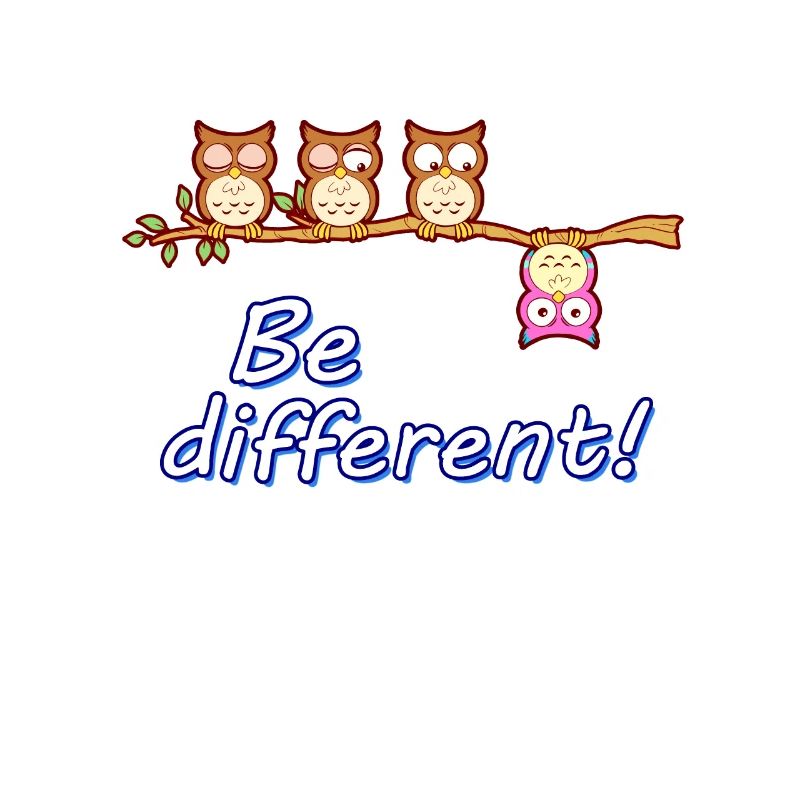 Funny Be Different Eagle Owl Owl Bird Funny Owl