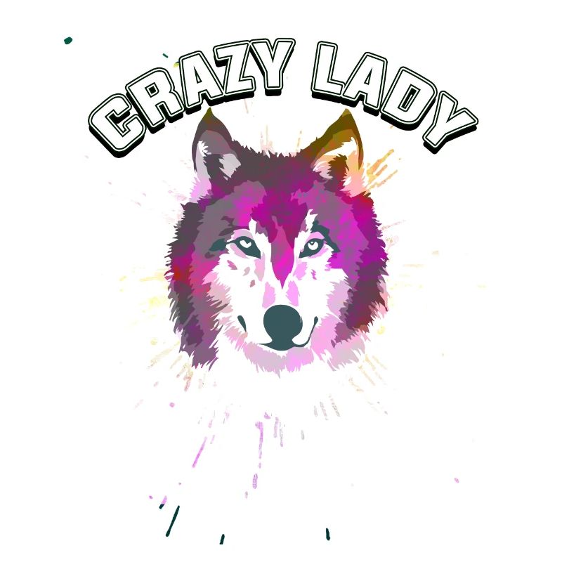 Crazy wolfs lady