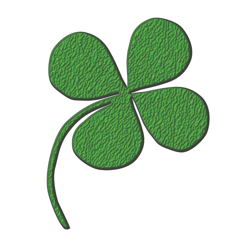 Cloverleaf fourblaettrig 3d