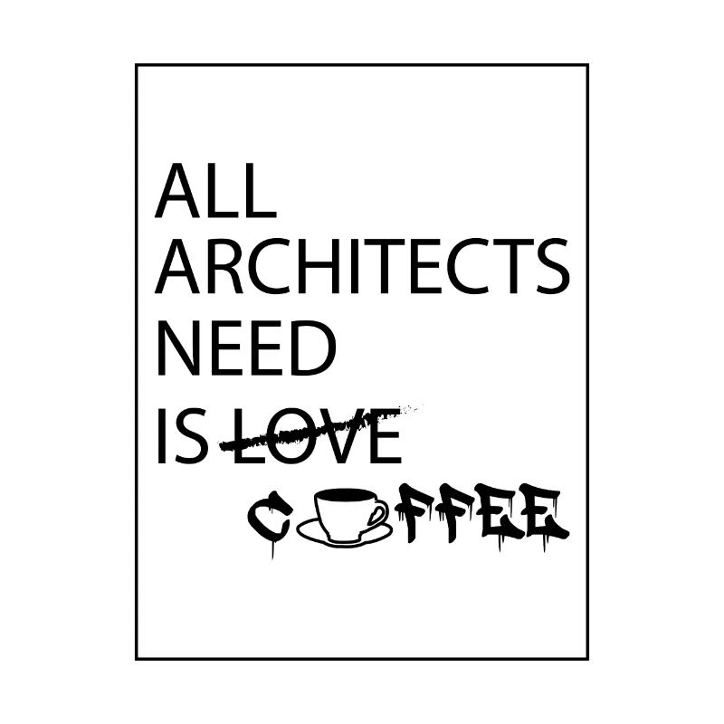 Architekt Spruch Kaffee